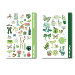 2'li Green Collection Sticker, Çıkartma