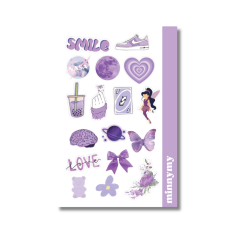 Purple Collection Sticker, Çıkartma