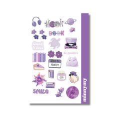 Purple Collection Sticker, Çıkartma