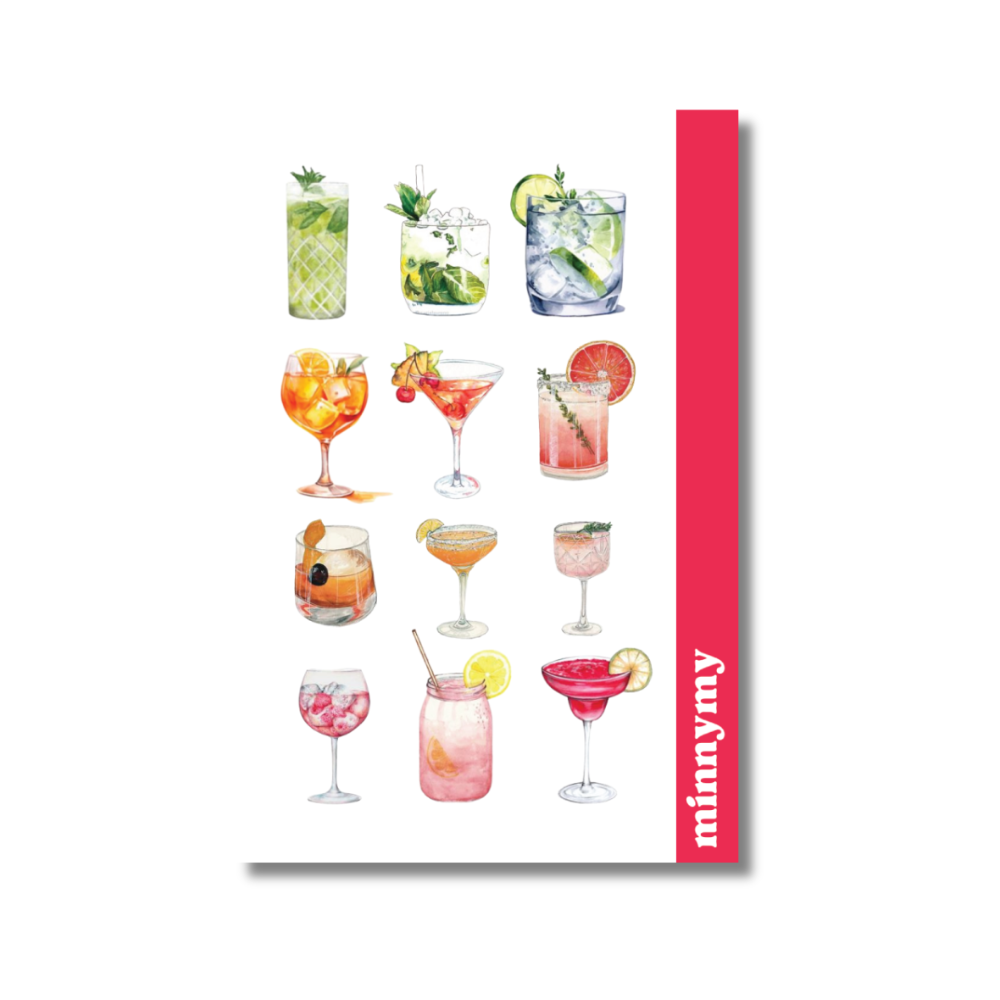 Cocktail Collection Sticker, Çıkartma