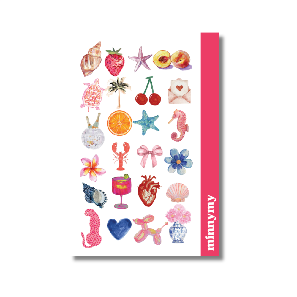 Pink Collection Sticker, Etiket