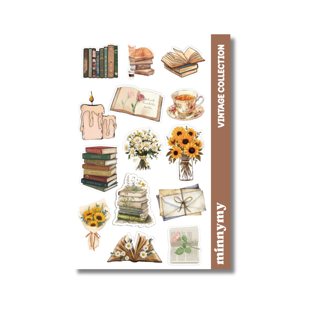 Vintage Colleciton Sticker, Etiket