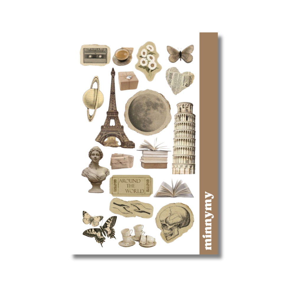 Vintage Colleciton Sticker, Etiket