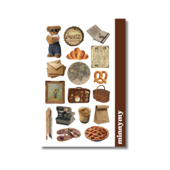 Vintage Colleciton Sticker, Etiket(Kopya)