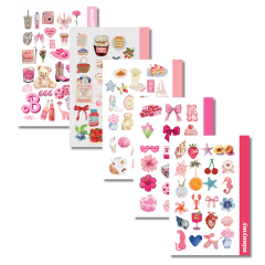 5'li Pink Collection Sticker, Çıkartma