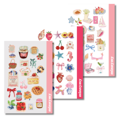 3'lü Pink Collection Sticker, Çıkartma