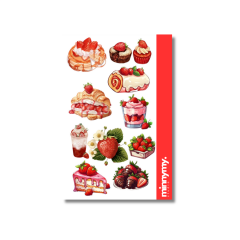 Strawberry Collection Sticker, Çıkartma