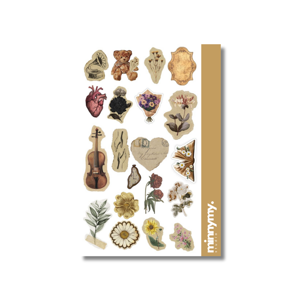 Flower Collection Sticker, Çıkartma