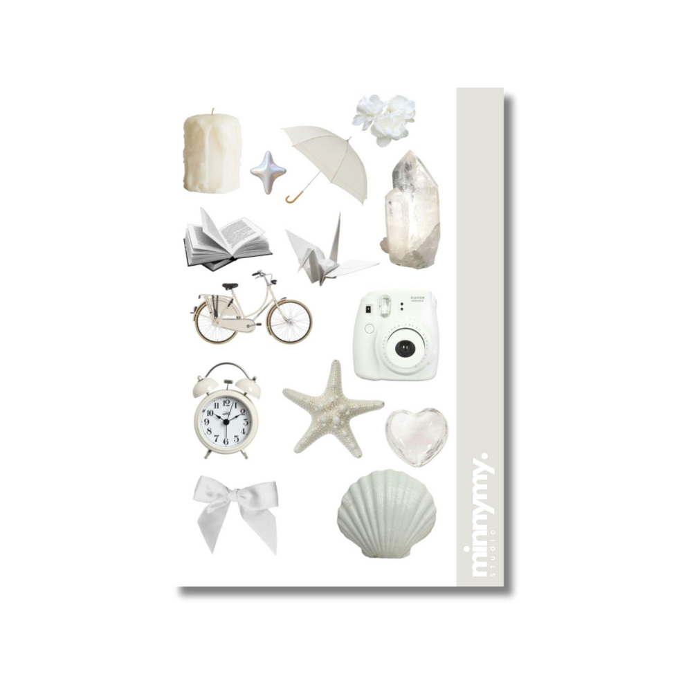 White Collection Sticker, Etiket
