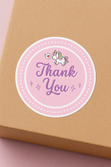 Teşekkür Stickerı, Paketleme Etiketi 01