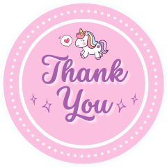 Teşekkür Stickerı, Paketleme Etiketi 01