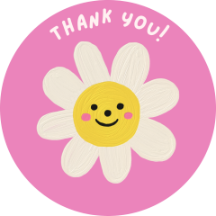 Teşekkür Stickerı, Paketleme Etiketi 04