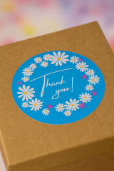 Teşekkür Stickerı, Paketleme Etiketi 06
