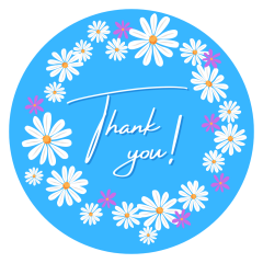 Teşekkür Stickerı, Paketleme Etiketi 06