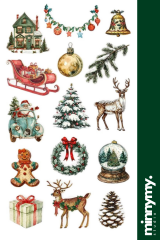 New Year Collection Sticker, Etiket