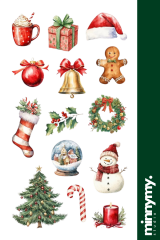 New Year Collection Sticker, Etiket