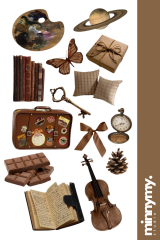 Brown Collection Sticker, Çıkartma