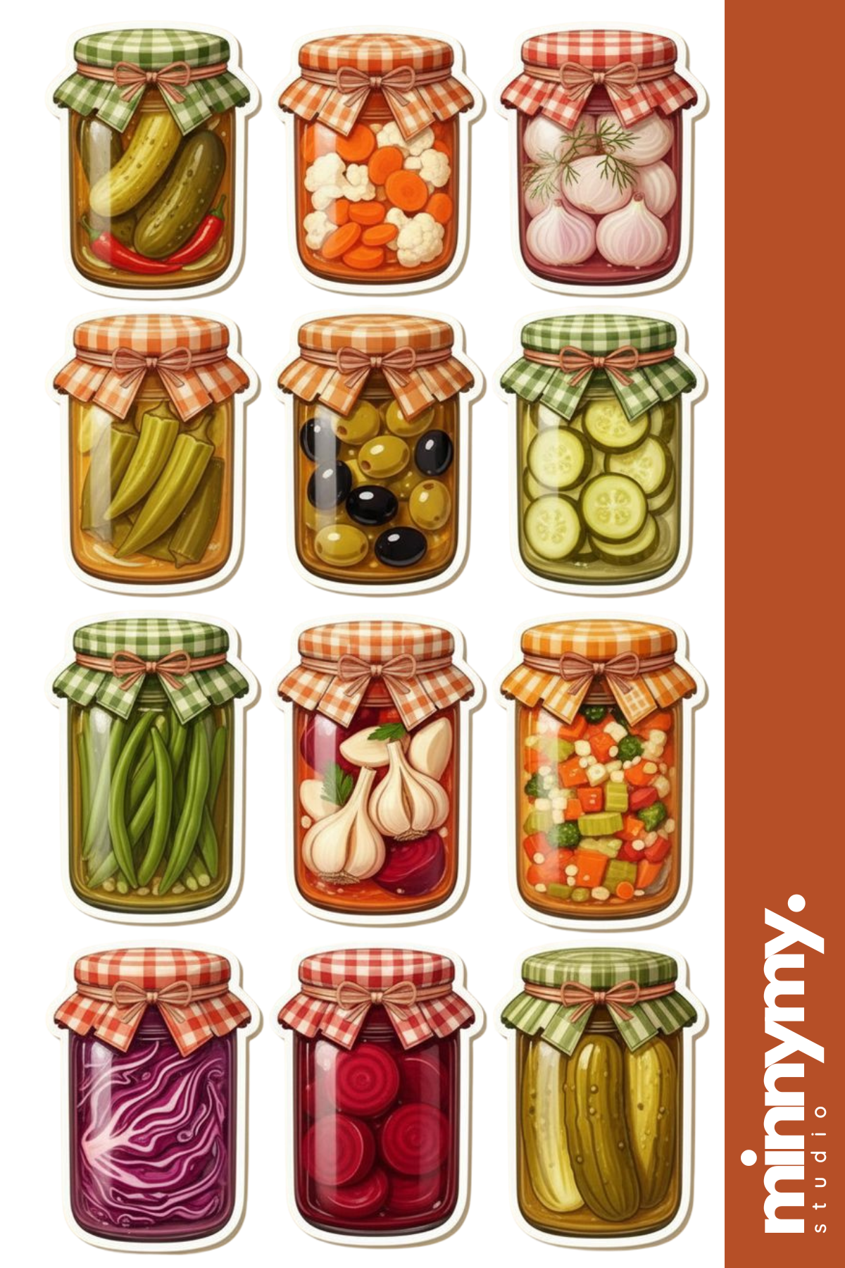 Jar Collection Sticker, Çıkartma