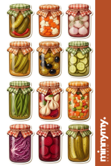Jar Collection Sticker, Çıkartma