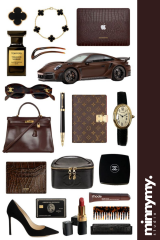 Brunette Collection Sticker, Çıkartma