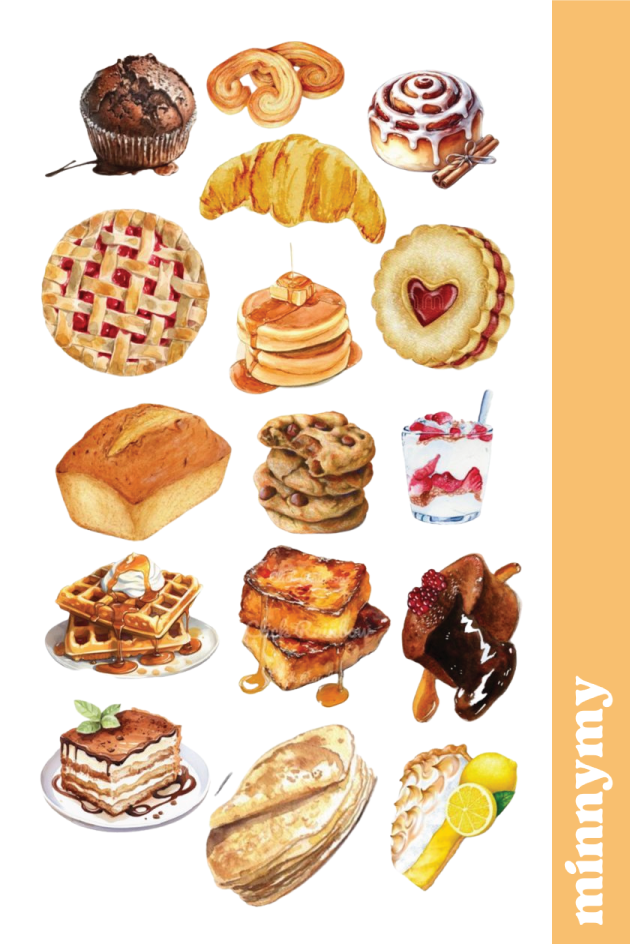 Bakery Collection Sticker, Çıkartma