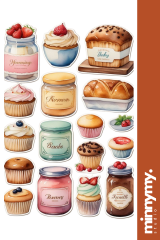 Bakery Collection Sticker, Çıkartma