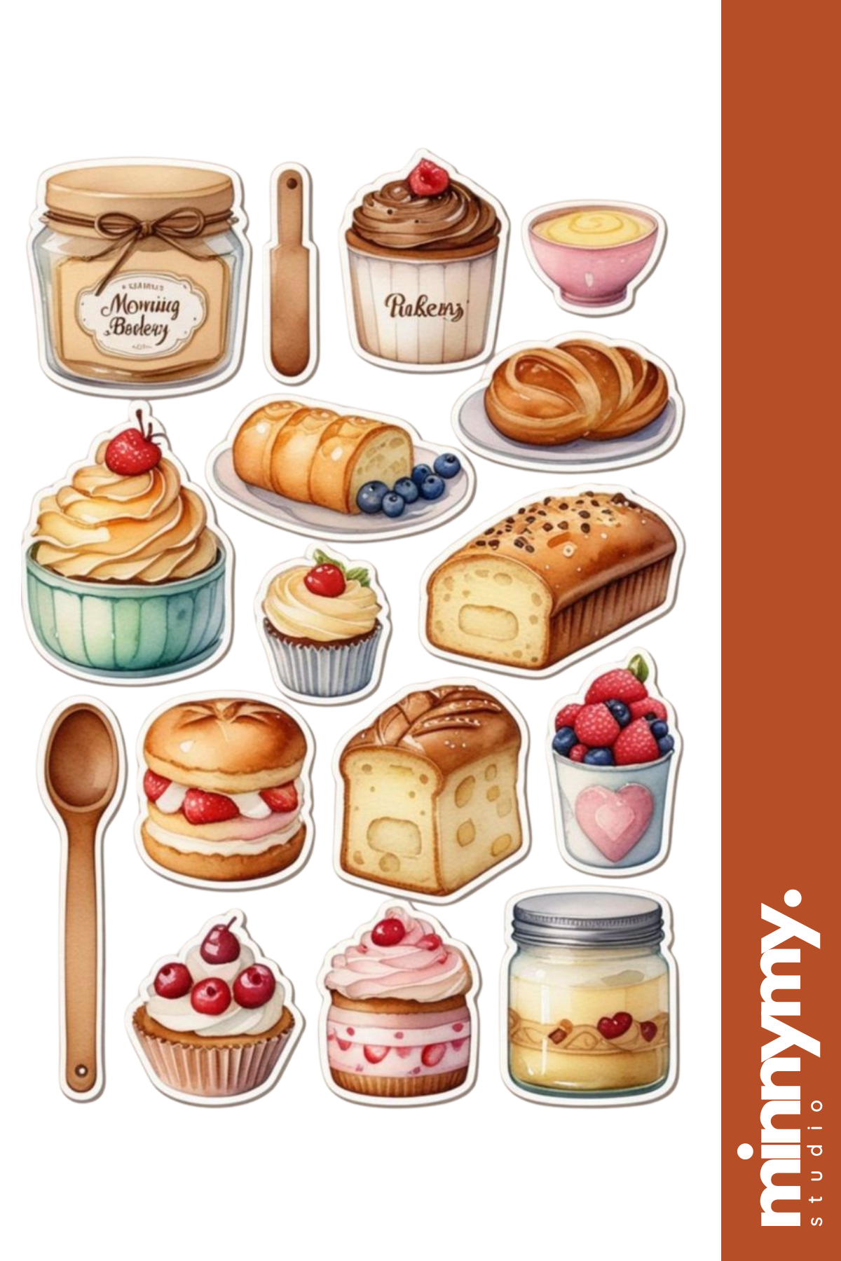 Bakery Collection Sticker, Çıkartma