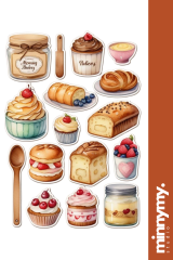 Bakery Collection Sticker, Çıkartma