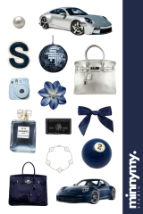 Dark Blue Collection Sticker, Çıkartma