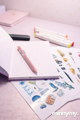 Pembe Sert Kapak Noktalı Günlük Defter – 13,5 x 21 cm, 80 Yaprak