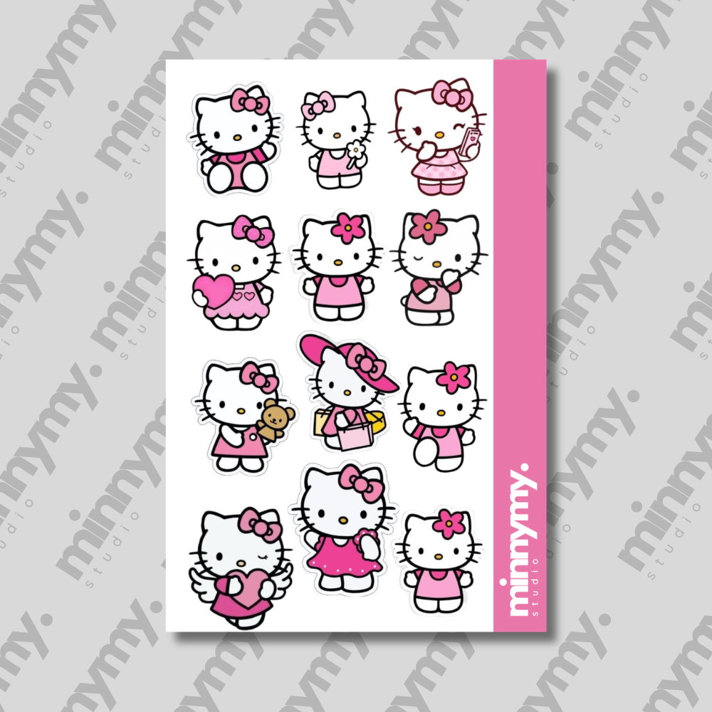 Hello Kitty Sticker, Çıkartma