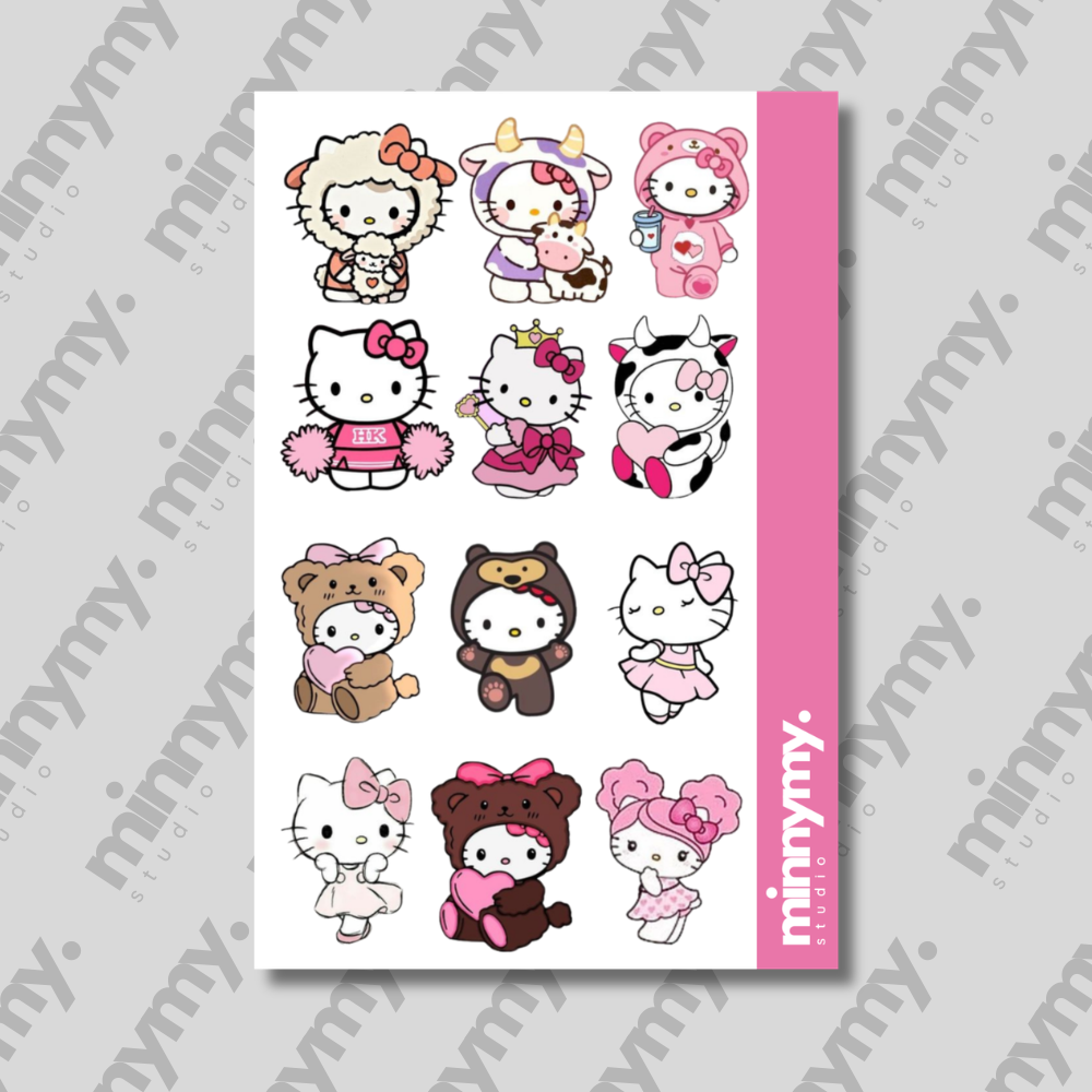 Hello Kitty Sticker, Çıkartma