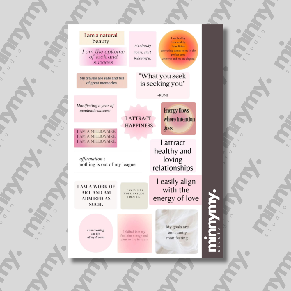 Manifest Collection Sticker, Çıkartma