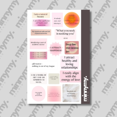 Manifest Collection Sticker, Çıkartma